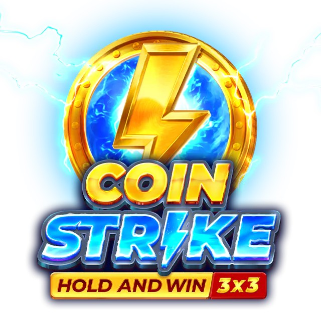 Coin Strike: Hold and Win online game logo by Playson on dragonia-casinos.fi